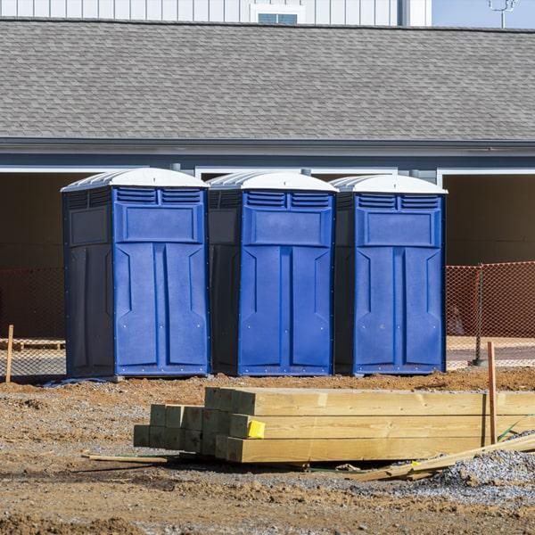 Heavy-duty construction site porta potty in North Little Rock, Arkansas